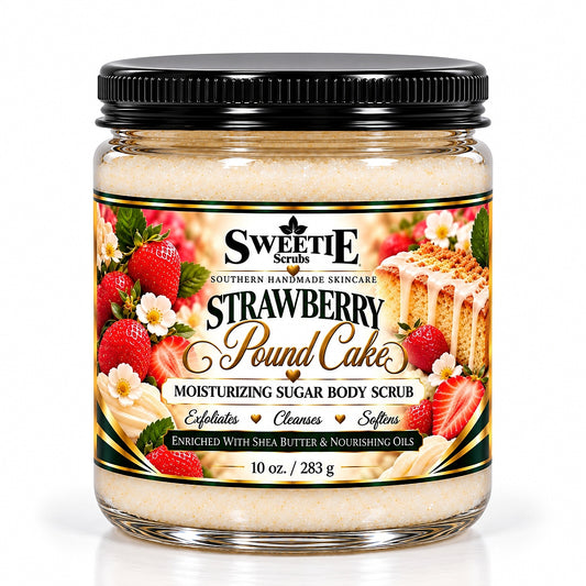Strawberry Pound Cake Moisturizing Sugar Body Scrub