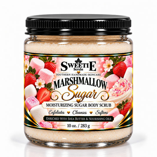 Marshmallow Sugar Moisturizing Sugar Body Scrub