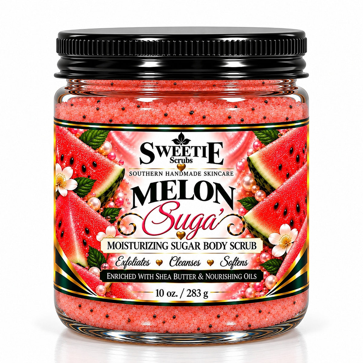 Melon Suga' Moisturizing Sugar Body Scrub