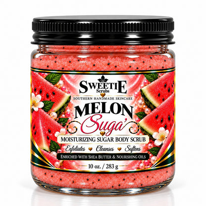 Melon Suga' Moisturizing Sugar Body Scrub