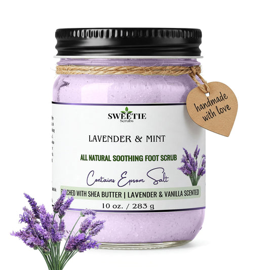 Lavender & Mint Soothing Foot Scrub