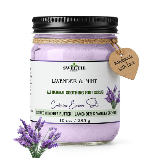 Lavender & Mint Soothing Foot Scrub
