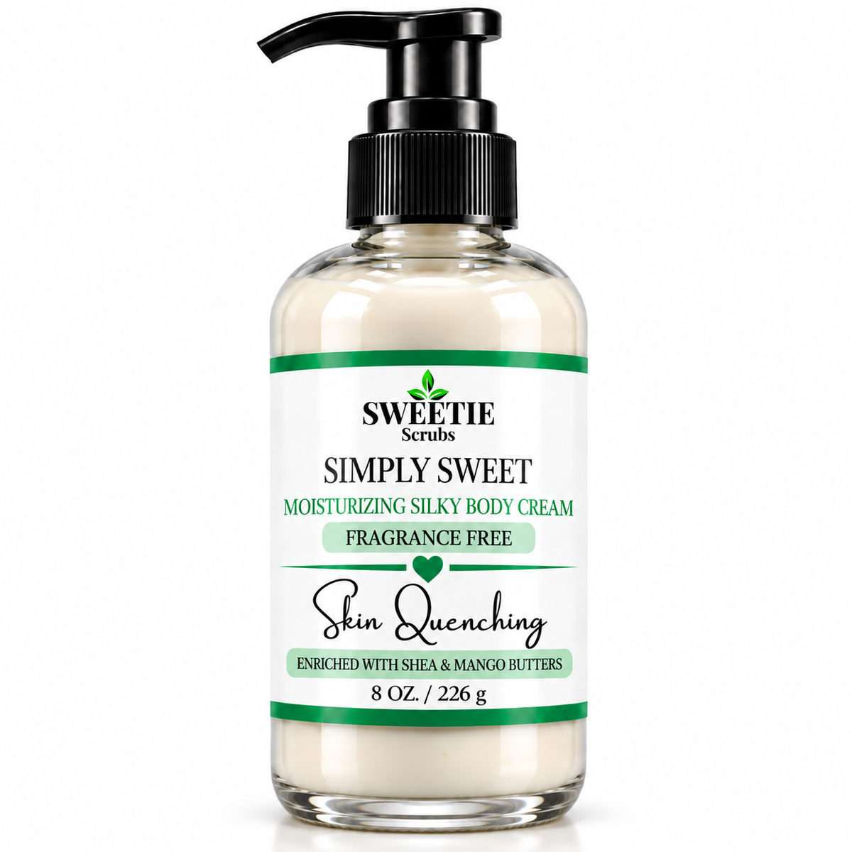 Simply Sweet Silky Body Cream (Fragrance-Free)