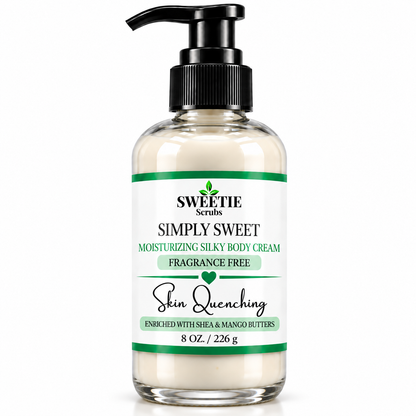 Simply Sweet Silky Body Cream (Fragrance-Free)