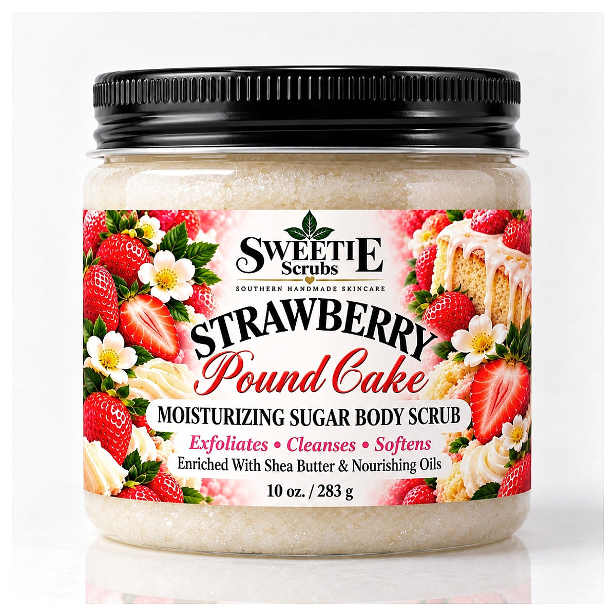 Strawberry Pound Cake Moisturizing Sugar Body Scrub