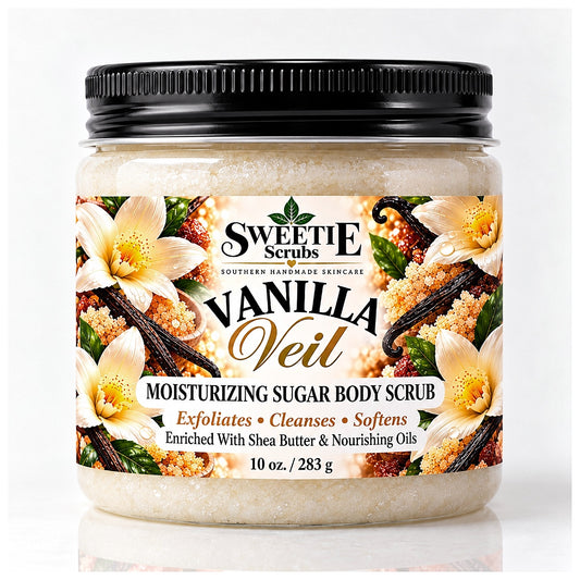 Vanilla Veil Moisturizing Sugar Body Scrub