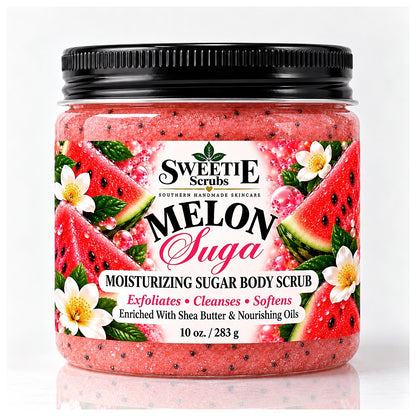 Melon Suga' Moisturizing Sugar Body Scrub