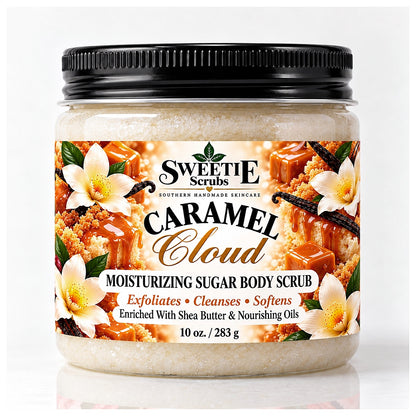 Caramel Cloud Moisturizing Sugar Body Scrub